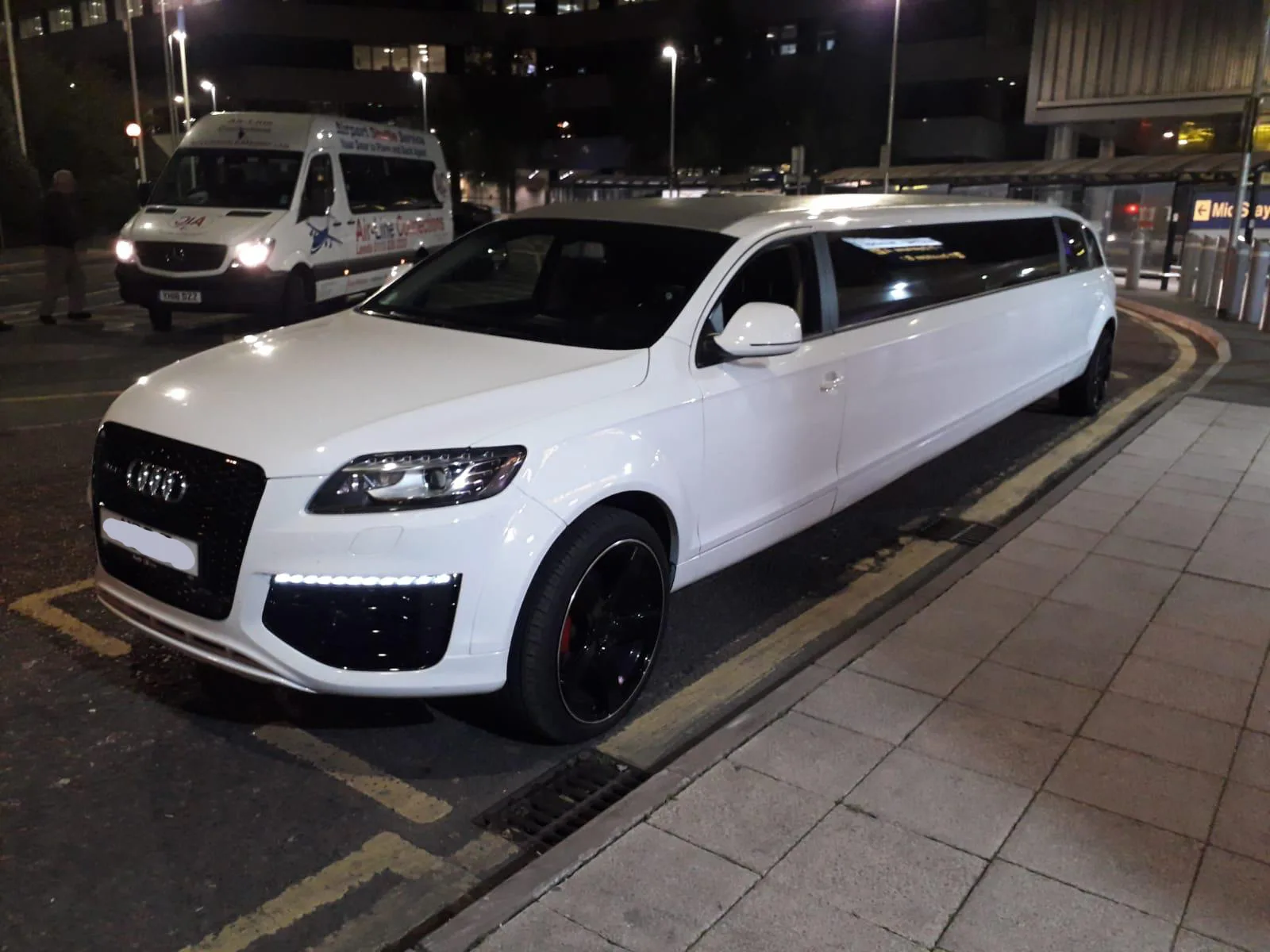 Audi Q7 Limousine Front angle View in London